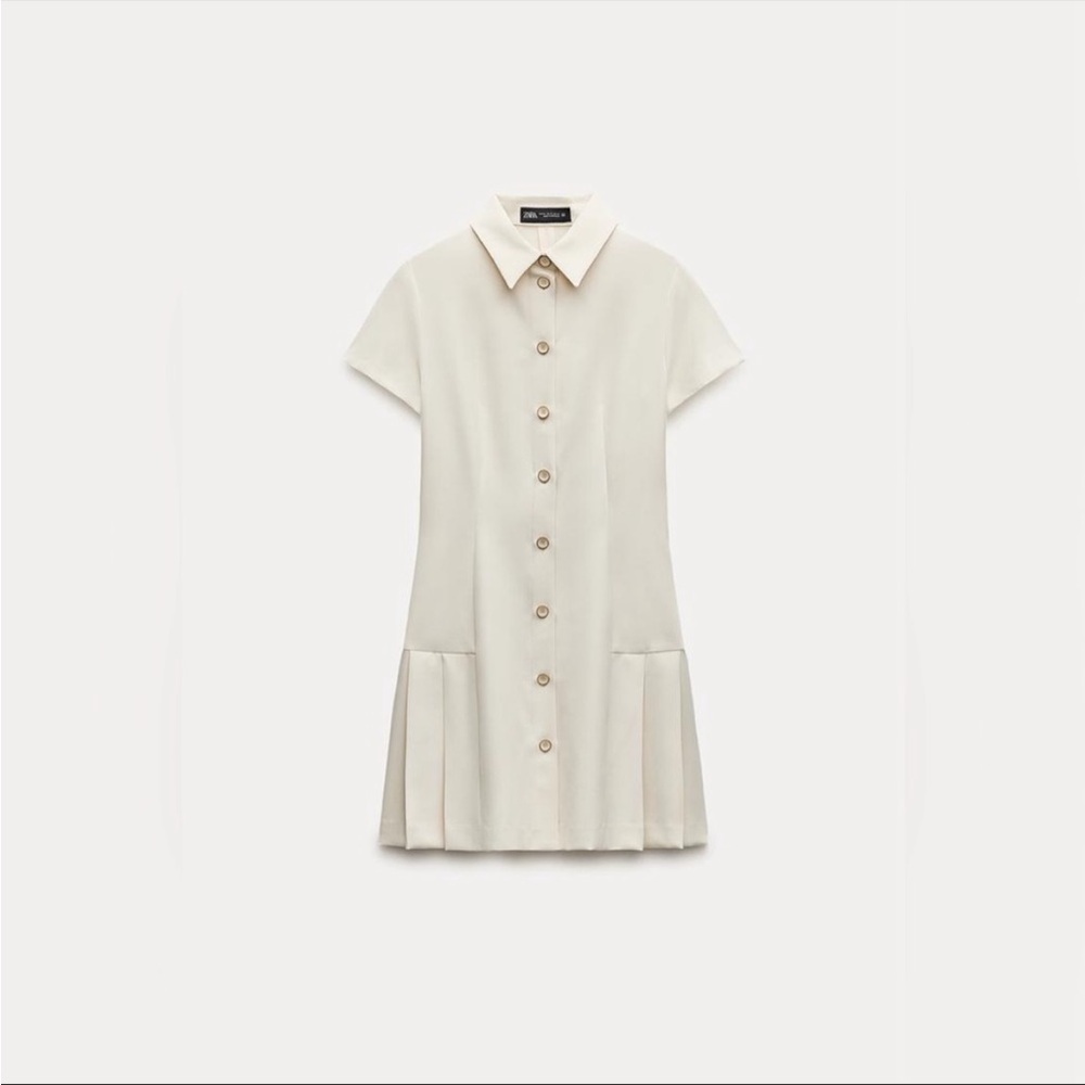 Zara pleated dress